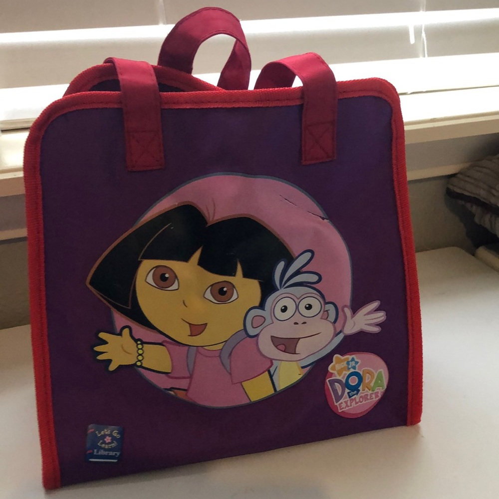 Kids Bag Dora The Explorer Purple And Red Kids Shoulder Bag